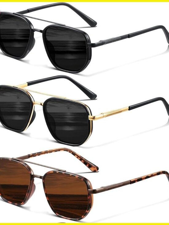 Accessories - Polarized Aviator Sunglasses Metal Frame Classic Retro UV400 Protection Tangle